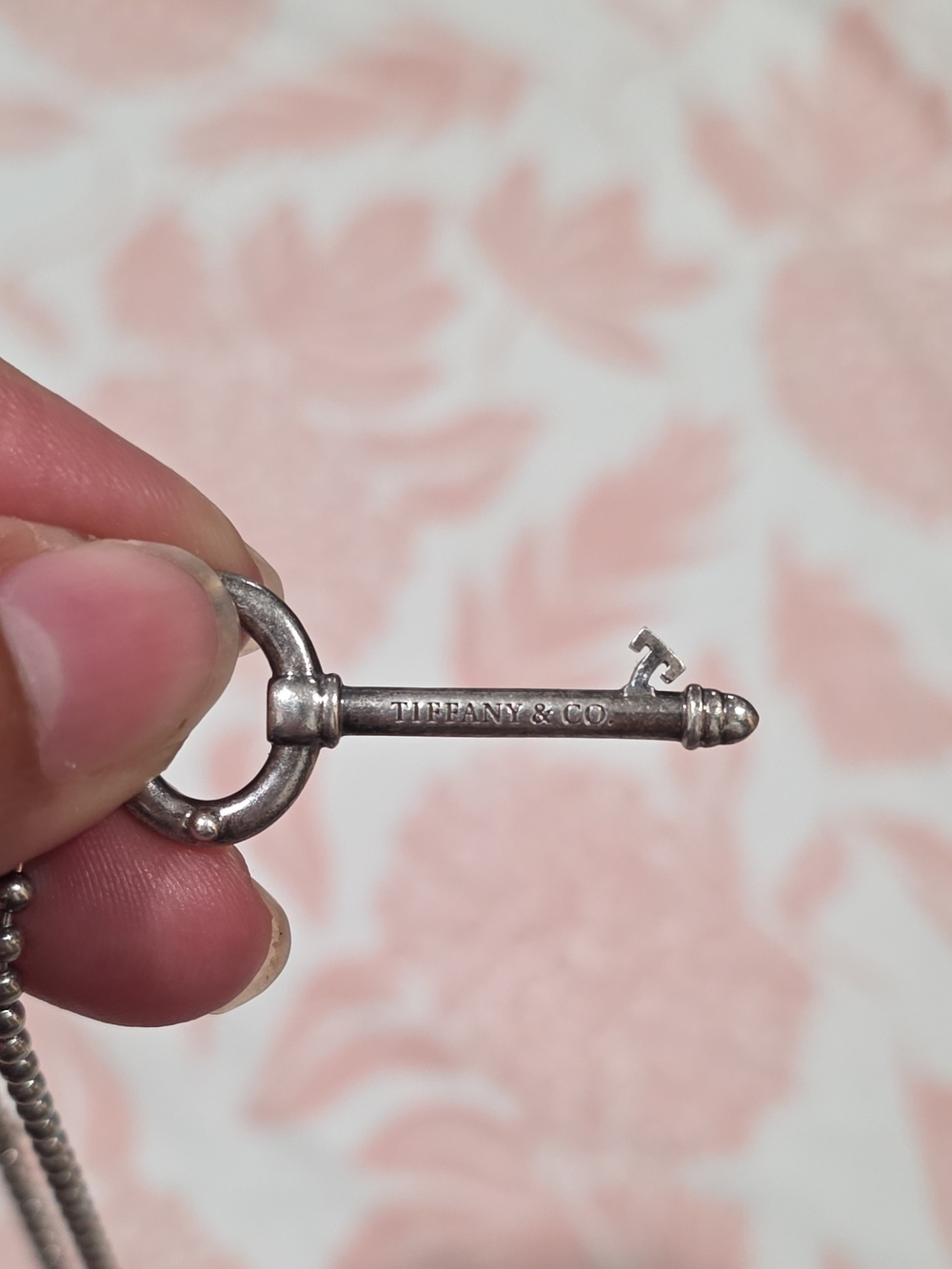 Tiffany & Co. Sterling Key Pendant - Silver
